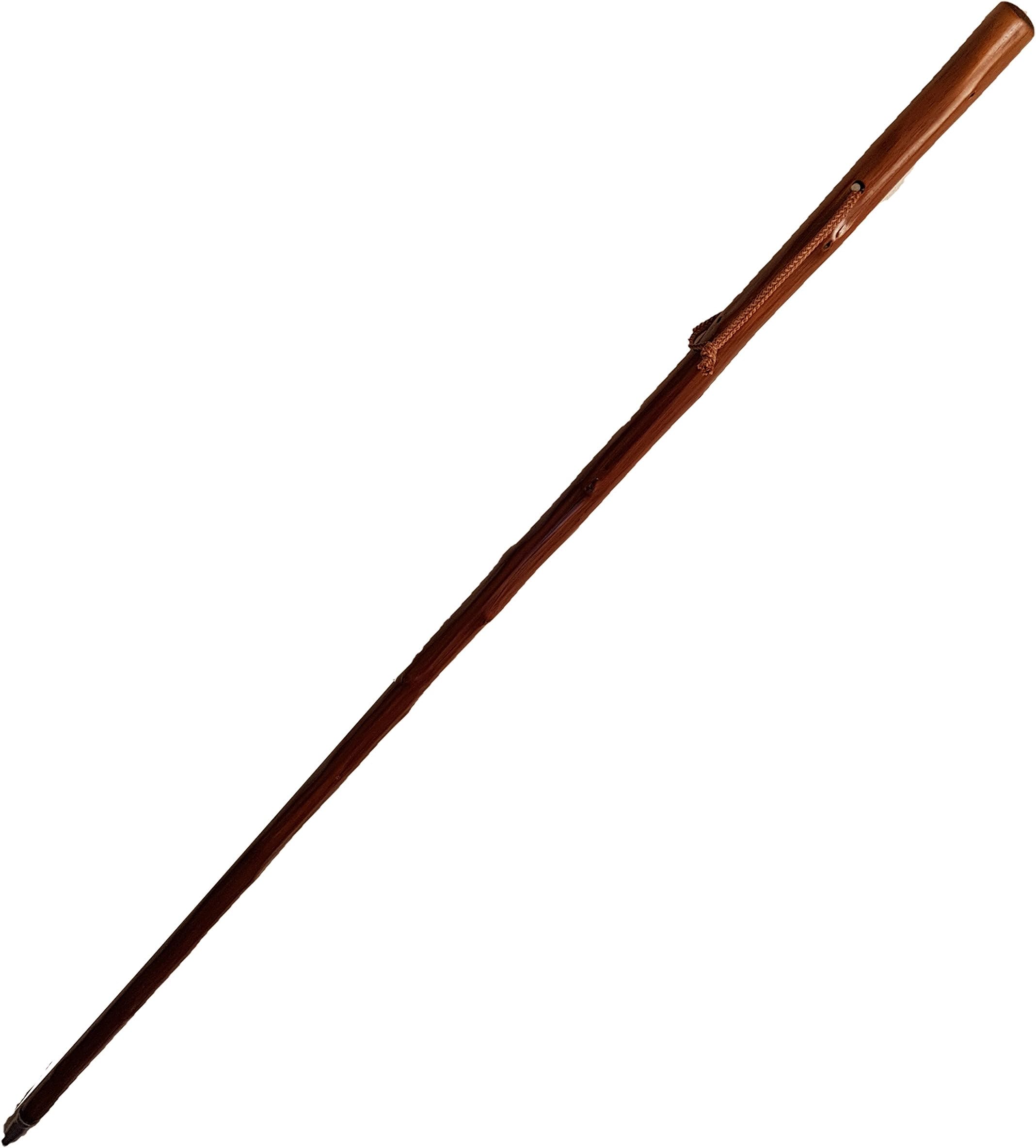 Brown chestnut hiking stave