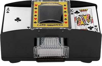 ZONJIE Automatic Card Shuffler 2 Decks Battery Operated Poker Shuffler