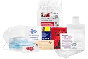 Safetec Universal Precaution Compliance Spill Kit Refill (Poly Bag) (24 Kits/case)