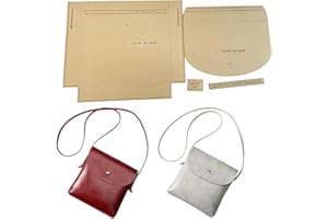 RIVEENY Shoulder Bag Acrylic Template Leather Pattern Acrylic Leather Pattern Leather Templates for Wallet,Leather Templates for Card Bag (AAB-397)