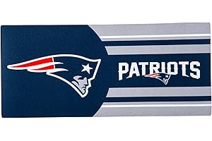 Team Sports America NFL New England Patriots Sassafras Switch Mat Inserts, Interchangeable Front Door Mat Outdoor Entrance, Indoor Door Mats for Entryway, 22 x 10 Inches Sassafras Doormat Inserts