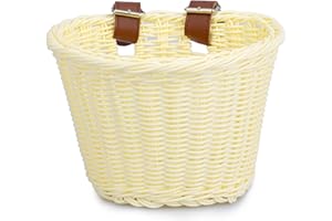 YMHOART Kids Bike Basket for Boys Girls, Front Toddler Tiny Tricycle Baskets Strider Bike Accessories Small Scooter Arts and Crafts Bike Decoration accessorieskit for Girls