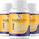 (3 Pack) SodaSlim Capsules - Official SodaSlim Pills Advanced Premium Support with All Natural Ingredient, SodaSlim Maximum Strength for Wellness &amp; Overall Health Reviews, 180 Capsules for 3 Months