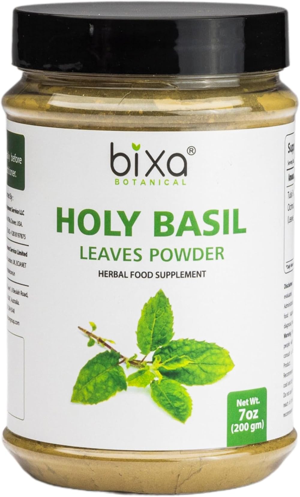 Bixa Botanical Holy Basil Leaf Powder 200g - Immunity & Oral Care