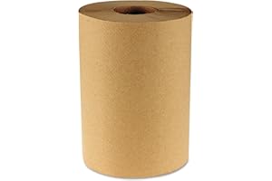 Boardwalk 6252 Hardwound Paper Towels, 8-Inch X 350ft, 1-Ply Natural, 12 Rolls/carton