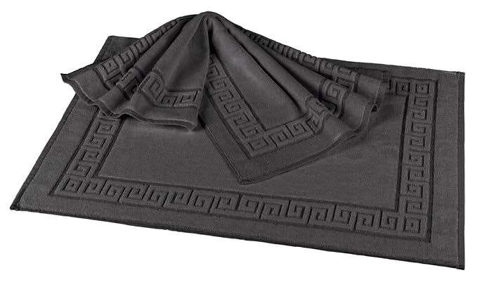 Fleuresse Frottier Badematte, 2-er Pack, anthrazit, 50 x 80 cm