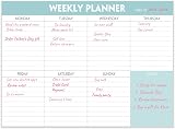 Nokingo Weekly Planner Pad 52 Sheets Undated 25.4x17.8cm Daily Schedule view 2