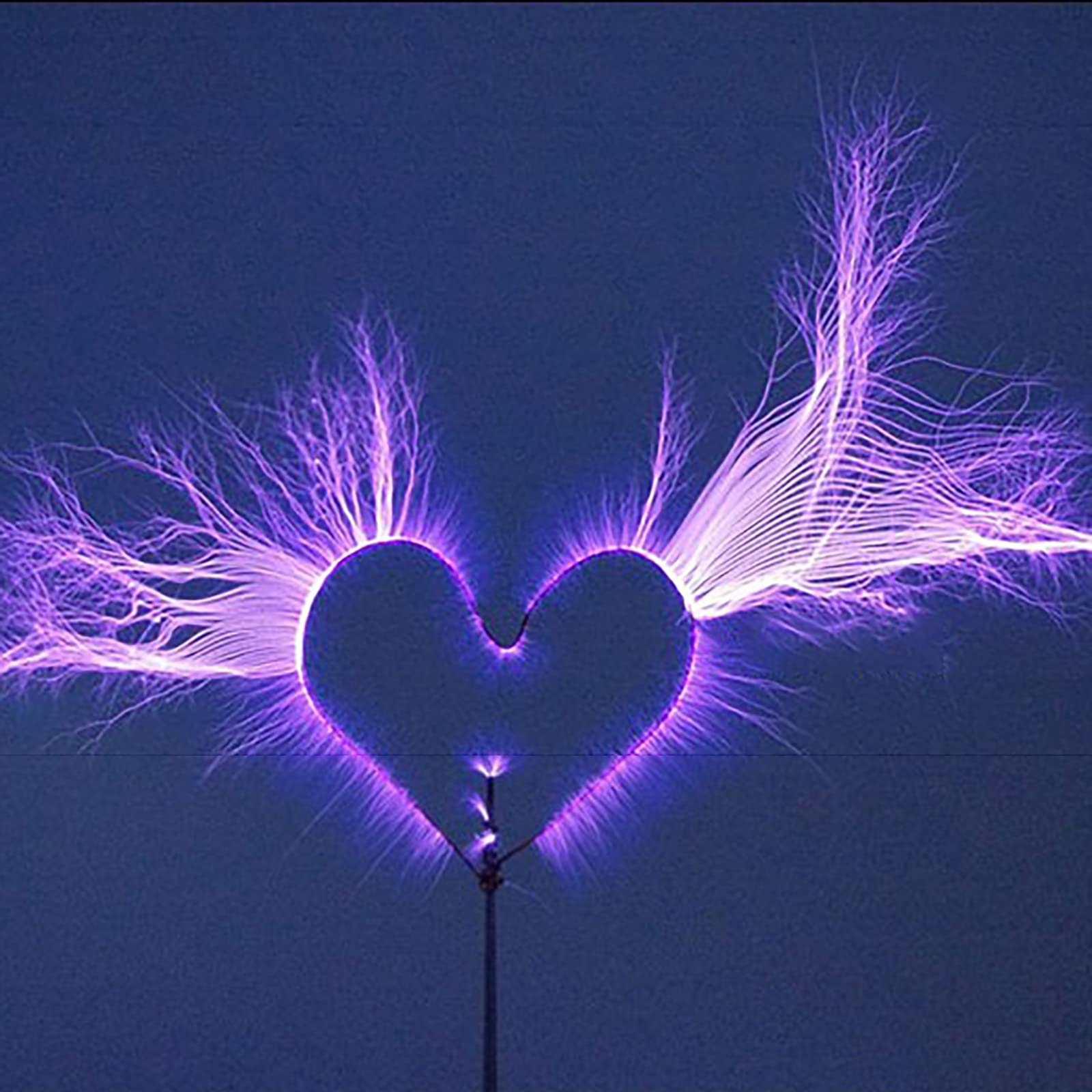 Bluetooth Music Tesla Coil 10 Cm Solid State Tesla Coil Kit Touchable Artificial Lightning Electric Power Wireless Transmission Model Arc Plasma Loudspeaker Science Experiment Tool Desktop Toy