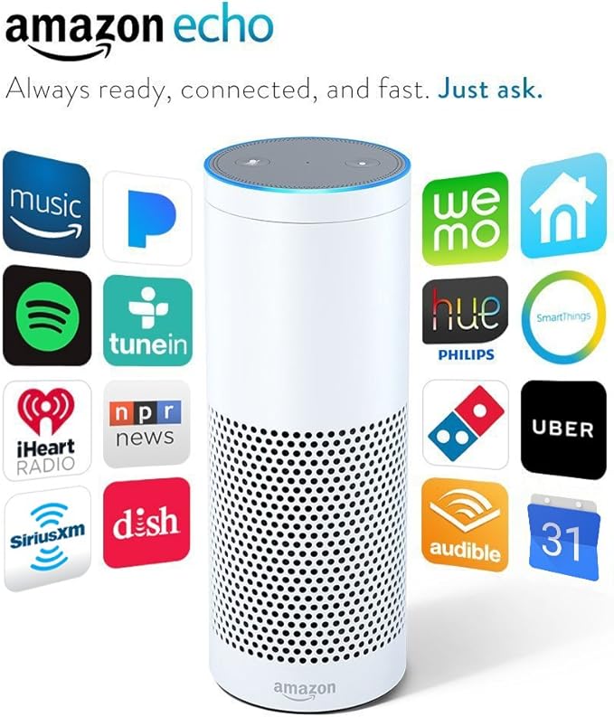 Amazon Echo White (1st Generation) Amazon Devices