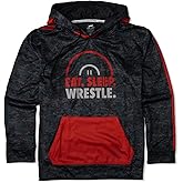 ChalkTalkSPORTS Wrestling Hooded Sweatshirt | Eat Sleep Wrestle Gameday Hoodie | Youth & Adult Sizes