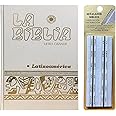 Coladera La Biblia Catolica Latinoamericana Letra Grande Edicion Cartone en Español con Señalador Biblico - The Latin American Catholic Bible Spanish Edition with Bookmarks (White)