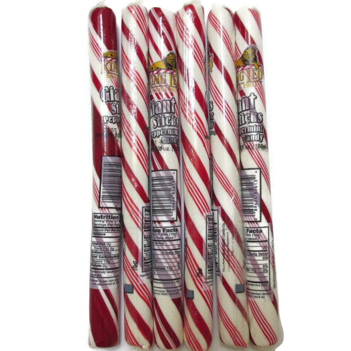 Giant Peppermint Stick (3pack) Hard Candy Grocery