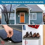 Mitoymia Key Safe Wall Mounted 4 Digit Combination Gray H001 view 7