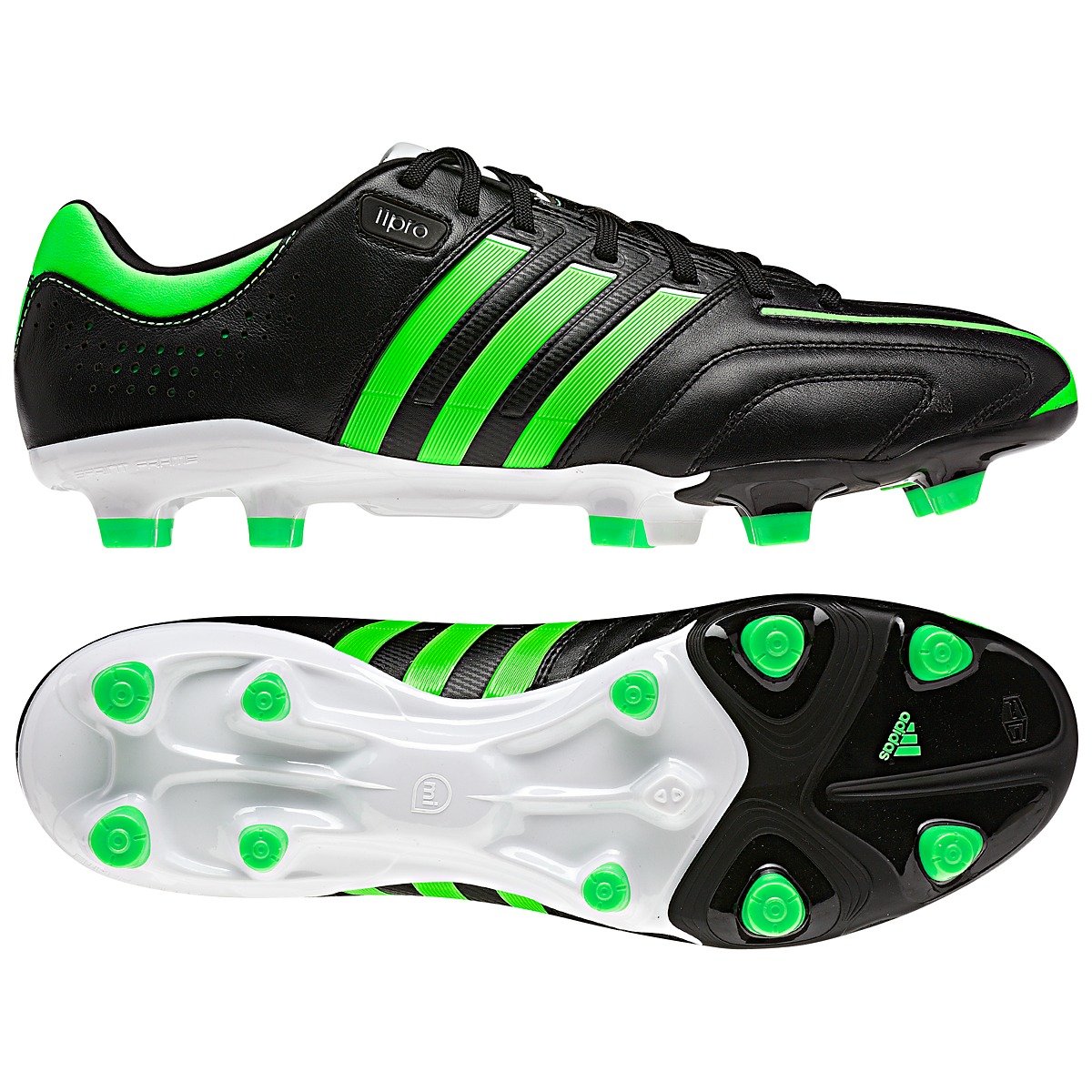 Amazon.com | Adidas adipure 11Pro TRX FG (BLACK1/GREENZEST/RUNNINWHT) | Soccer