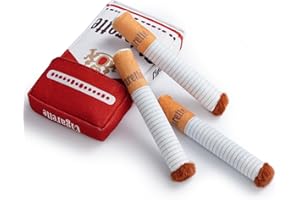 Nocciola 3 Packs Giggle Puff Stick Toys with a Box, Funny Interactive Giggle Sound Plush Dog Toys, Pitbull Husky Frenchie No Stuffing Puppy Toys for Small to Medium Breed, Dog Accessories Boy Gift