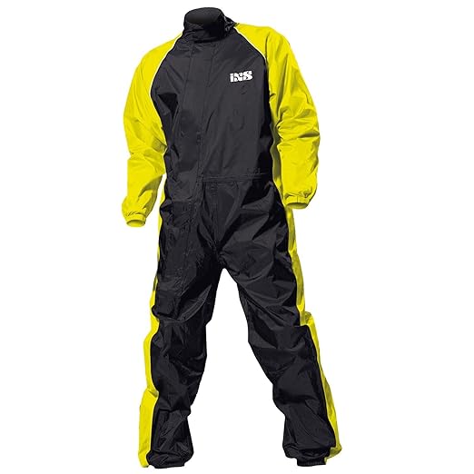 IXS Orca Evo Regenkombi, Farbe schwarz-neongelb, Größe XS