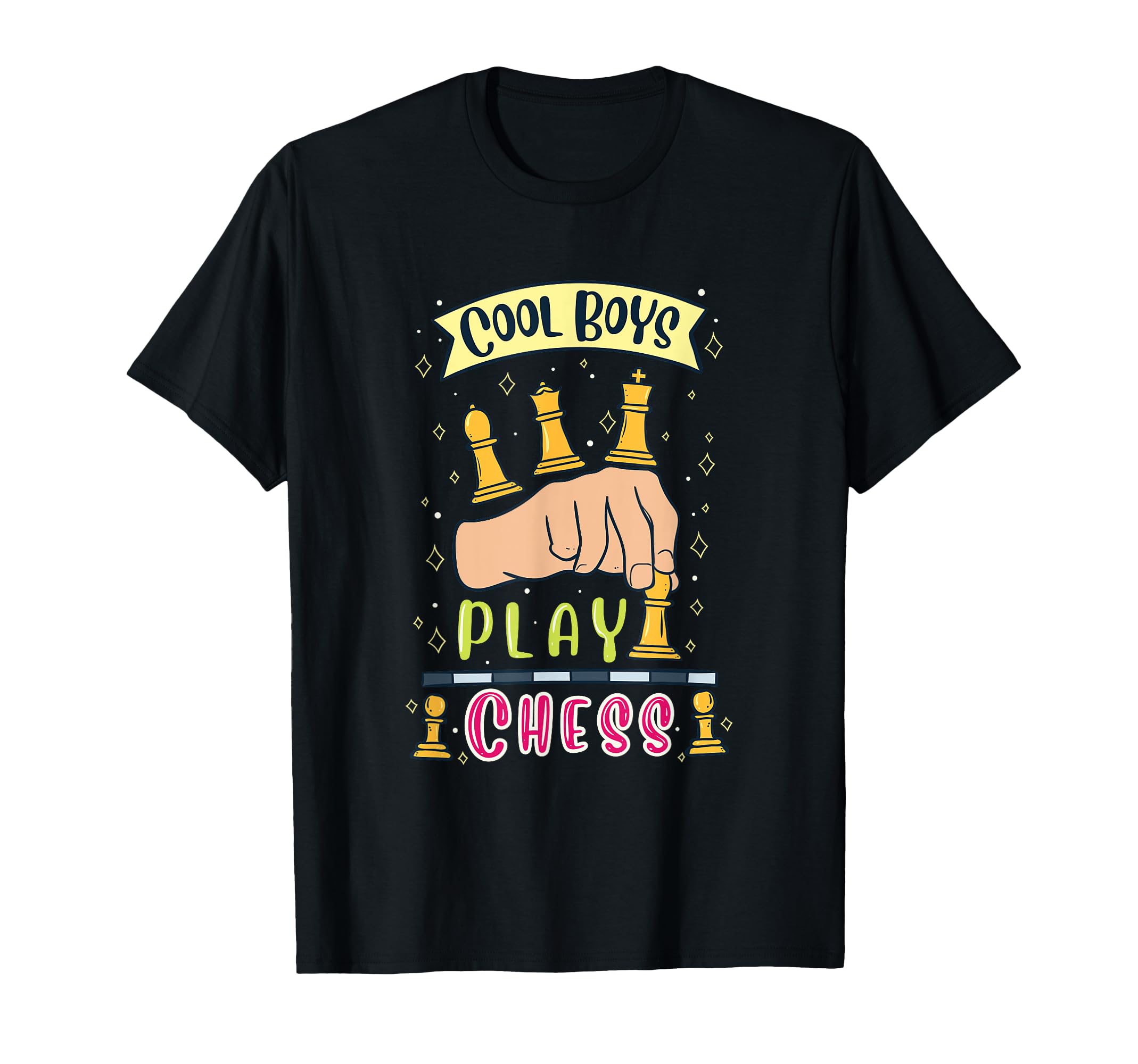 Cool boys play chess player T-Shirt