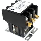 Appli Parts APAC-375240 Heavy Duty Contactor 3 Poles 75A 240V Coil Replacement for AC Compressors and Electrical Applications UL Certified E476929