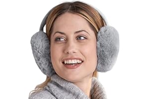 Brook + Bay Fleece Ear Muffs - Cozy & Foldable Earmuffs - Winter Ear Warmers for Women - Soft & Warm Ear Muffs for Women
