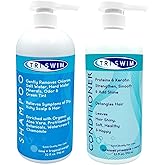 TRISWIM Hair Care Bundle with Swim Shampoo and Conditioner 32 Fl Oz Each | Repairs Chlorine-Damaged Hair, Enhances Natural Texture | Nourishing Pack of 2