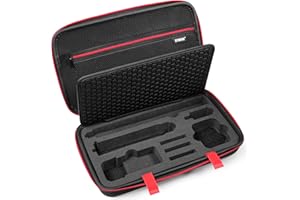 SYMIK S310-X Carrying Case for Insta360 X3 /ONE X2 Action Camera, With Padded Separator; Fits Invisible Selfie Stick, Bullet Time Handle/Tripod, Fast Charge Hub, Batteries, Tablet, Other Accessories