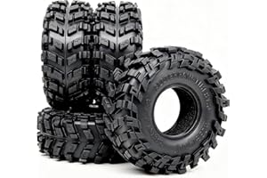 HOBBYSOUL 1.3 Tires 72 * 28mm All terrain Super Soft Sticky 1.3 Mud Crawler Tyre For RC Crawler 1/24 SCX24 1/18 TRX4M Upgrades
