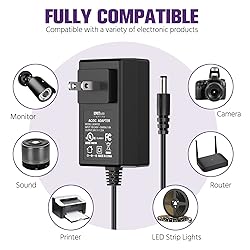 EMITEVER DC 24V 30W Power Supply 2 Pack, LED Power