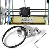 ALAMSCN GT2 Timing Pulley 20 60 Tooth 5mm Bore Belt 200mm for 3D Printer view 5