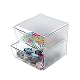 deflecto Two Drawer Cube