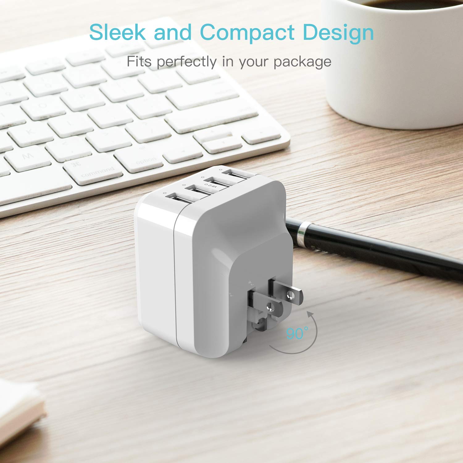 Cargador Usb Syncwire Certificado Ce Fcc Ul 48 W 9 6 A Cargador