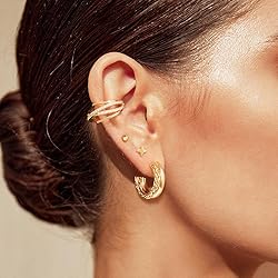 Dremmy Studios Gold Hoops Earrings 14K Gold Filled