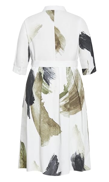 CITY CHIC WOMEN’S PLUS SIZE DRESS – ANGEL PRINT, 14
