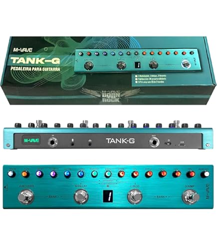M-VAVE VEDO Tank G Pedal de Guitarra Multi-Efeitos, Effects