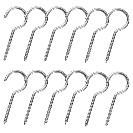 Gydandir Heavy Duty Large Screw Hooks Jumbo Ceiling Hooks Cup