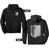 Attack on Titan Season 3 Scout Regiment Emblem Front Back Pullover Hoodie