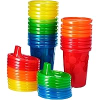 The First Years Take & Toss Spill Proof Sippy Cups Value Pack, Rainbow, 20-Pieces