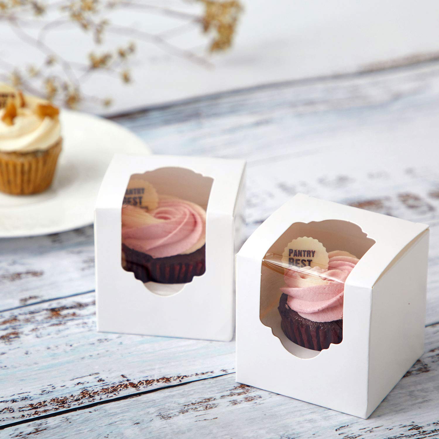 Yotruth White Mini Cupcake boxes Single 2.5\