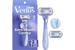 Gillette Venus Deluxe Smooth Swirl Women's Razor Handle + 2 Blade Refills