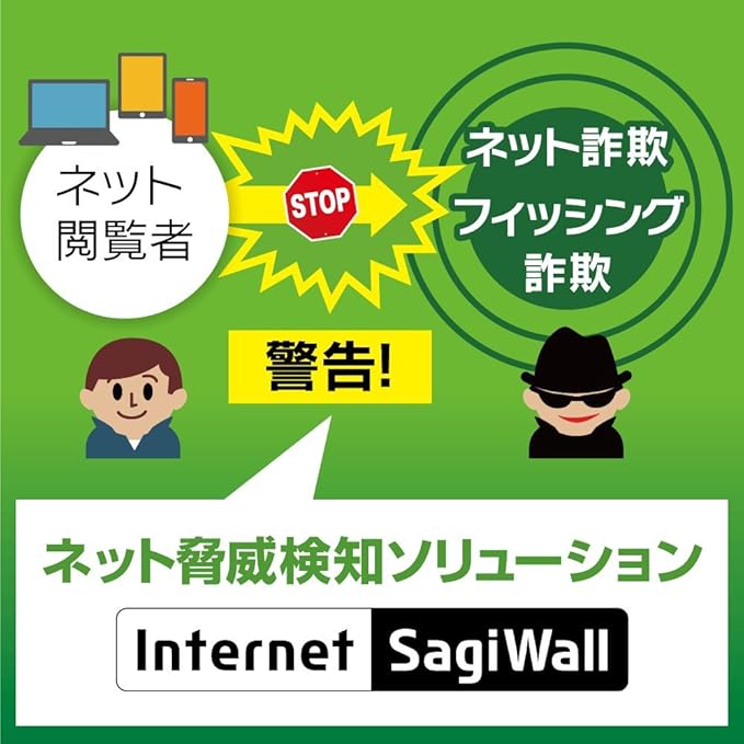 Amazon Internet Sagiwall For マルチデバイス 1年3台版 Pcソフト Pcソフト