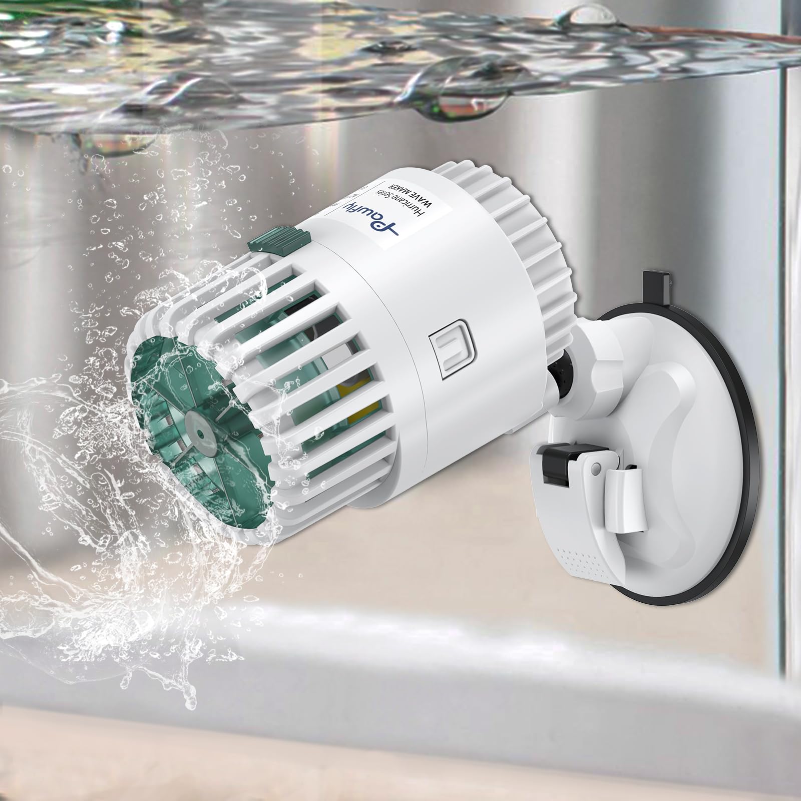 Photo 1 of Pawfly Wave Maker for Aquarium, 800 GPH 3W Aquarium Powerhead, Quiet Submersible Wavemaker for Fish Tanks up to 50 Gallons, Water Circulation Pump with Strong Suction Cup Base