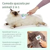 Vinabo Pet Dog Brush Cat Brush Self-Cleaning Slicker Green view 5