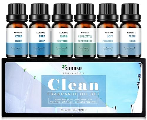 Essential Oils Set, Clean Scents Fragrance Oil Essential Oils for
