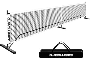 GLAROLLIRACE Regulation Size 22 FT Pickleball Net Set with Metal Frame and PE Net,Portable Pickle Ball Net System for All Weather Condition and Windproof, Indoor and Outdoor, Backyard and Driveway