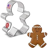 Happy Gingerbread Man Cookie Cutter, 3" by Ann Clark Cookie Cutters