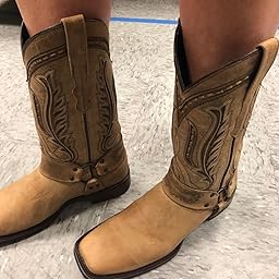 women's harness cowboy boots