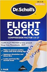 Dr. Scholl's Flight Socks Compression 14-17mmHg Size 4-6 1 Pair view 1