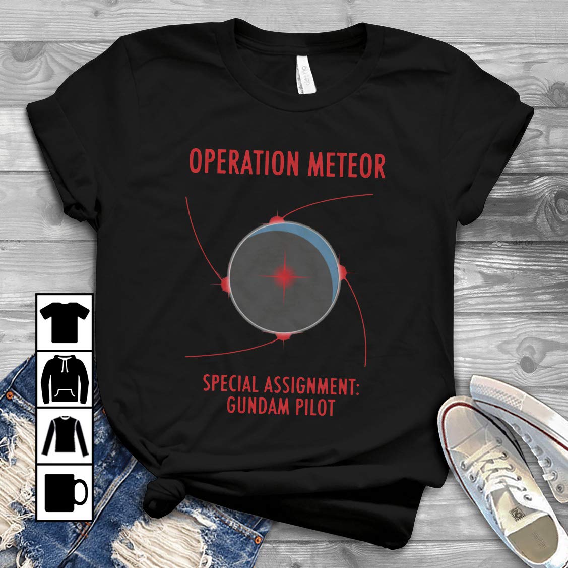 Get Amazon Com Mobile Suit Gundam Operation Meteor Gundam Wing Shirt For Free Get Wallpaper Amazon Com Mobile Suit Gundam Operation Meteor Gundam Wing Shirt Free
