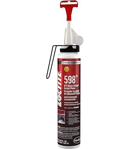 Loctite 593 RTV Silicone Adhesive/Sealant, Black, 190 ml