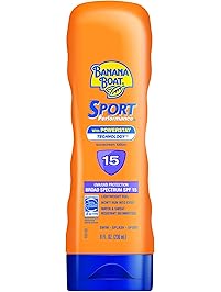 Banana Boat Sunscreen Sport Performance Broad Spectrum Sun Care Sunscreen Lotion - SPF 15, 8 Ounce