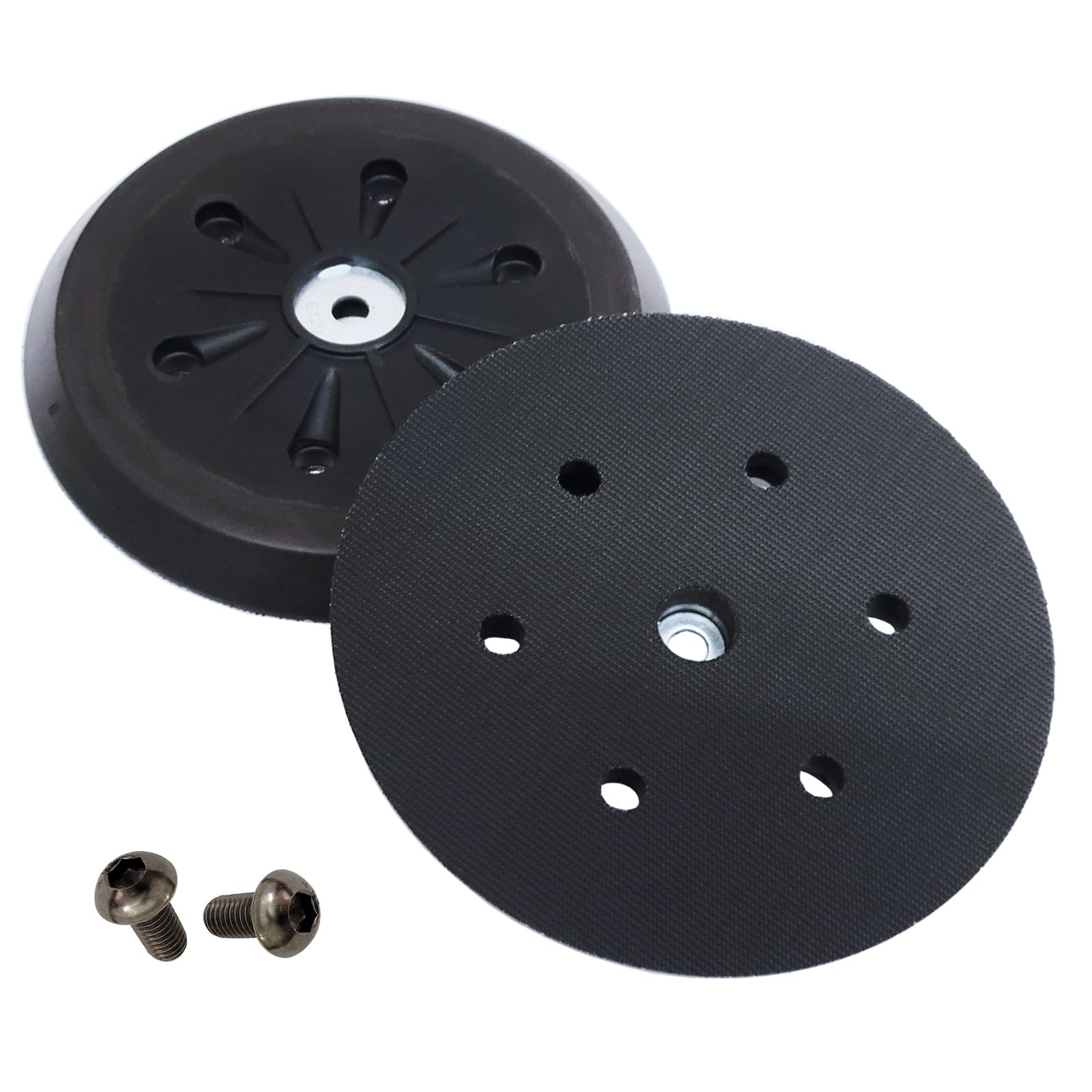 2x 150mm Hook Loop Backing Pad 6 Holes Compatible with DeWalt D26410 Compatible with Metabo SX E 425 XL SX E 450 Duo SXE 450 TurboTec Sander